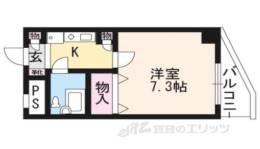 リバティ東大路間取り図面