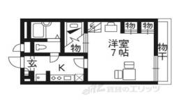 レオパレス花屋町間取り図面