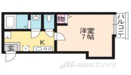 フラッティ千本鞍馬口間取り図面