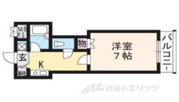 エステムコート御所南間取り図面