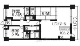 デリード淀城公園間取り図面