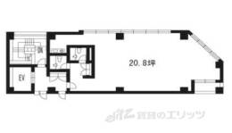 白川ビル２間取り図面