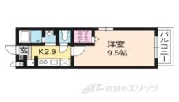 グランディール北栗栖Ｂ棟間取り図面