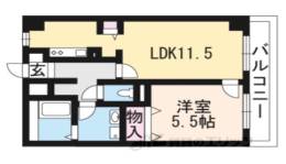 ベルヴィ　オウミ間取り図面
