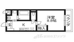 グランディール西院間取り図面