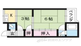 晃健荘間取り図面