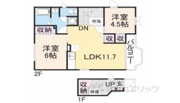 ラベンダー長尾間取り図面