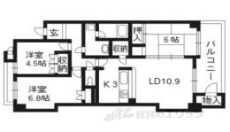 サーパス北山間取り図面