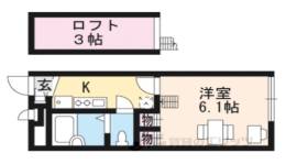 レオパレスひつじ雲間取り図面