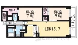 Ｇｒａｎｄ　Ｅ’ｔｅｒｎａ京大正門前間取り図面