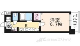 プレサンス京都三条響洛間取り図面