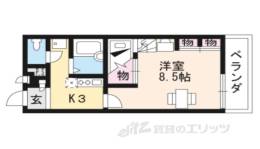 レオパレスアーバンパレス２間取り図面