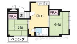 シャルマン離宮ハイツ間取り図面