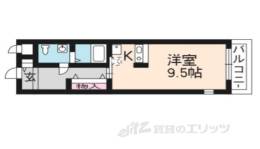 珠光ビル四条大宮２間取り図面