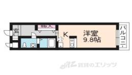 珠光ビル四条大宮２間取り図面