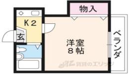 レオパレス伏見第３間取り図面