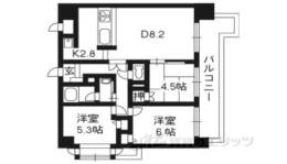 デ・リード堀川東間取り図面