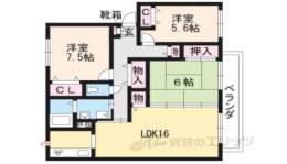 エクセラン膳所Ａ棟間取り図面