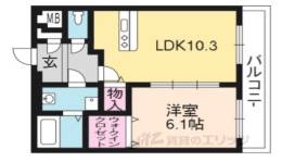 マリベール北山間取り図面