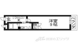 ラナキュラス椥辻間取り図面