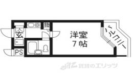 DETOM-1伏見411間取り図面
