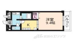アンプルールフェールデルニエ嵯峨ノ段町間取り図面