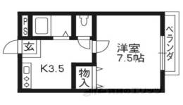 湖東ハイツ第３間取り図面
