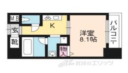 ジョイシティ二条城前間取り図面