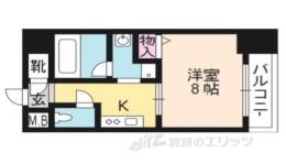 ジョイシティ二条城前間取り図面
