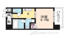 ジョイシティ二条城前間取り図面