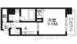 ジョイシティ二条城前間取り図面