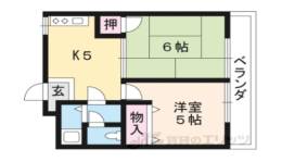 ジャンポール１間取り図面