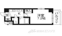 エステムコート京都烏丸３ジャパニズム間取り図面