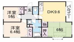 グランデール樟葉間取り図面