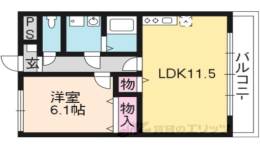 ベルヌーブ森神５間取り図面