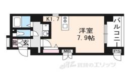 プレサンス京都五条大橋レジェンド間取り図面