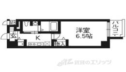 プレサンス京都鴨川彩華201号室間取り図面