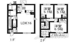 スクワール北山間取り図面