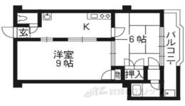シャルマン北白川ハイツ22間取り図面