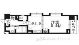 ベラジオ五条堀川間取り図面