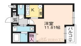 コリーナ宇多野間取り図面