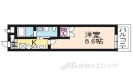 レヴィア椥辻間取り図面