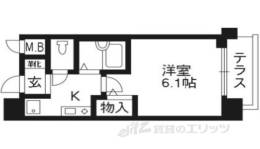 プレサンス京都四条烏丸間取り図面