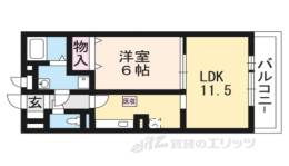 クレセント間取り図面