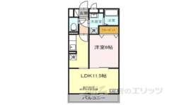 クレセント間取り図面