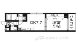 プルメリア御池間取り図面
