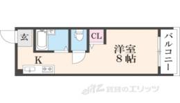 シャンテー招提間取り図面