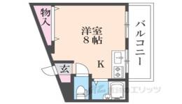 シャンテー招提間取り図面