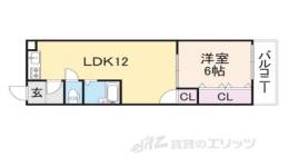 レオハイム長尾３間取り図面