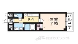アライブ　キノ２間取り図面